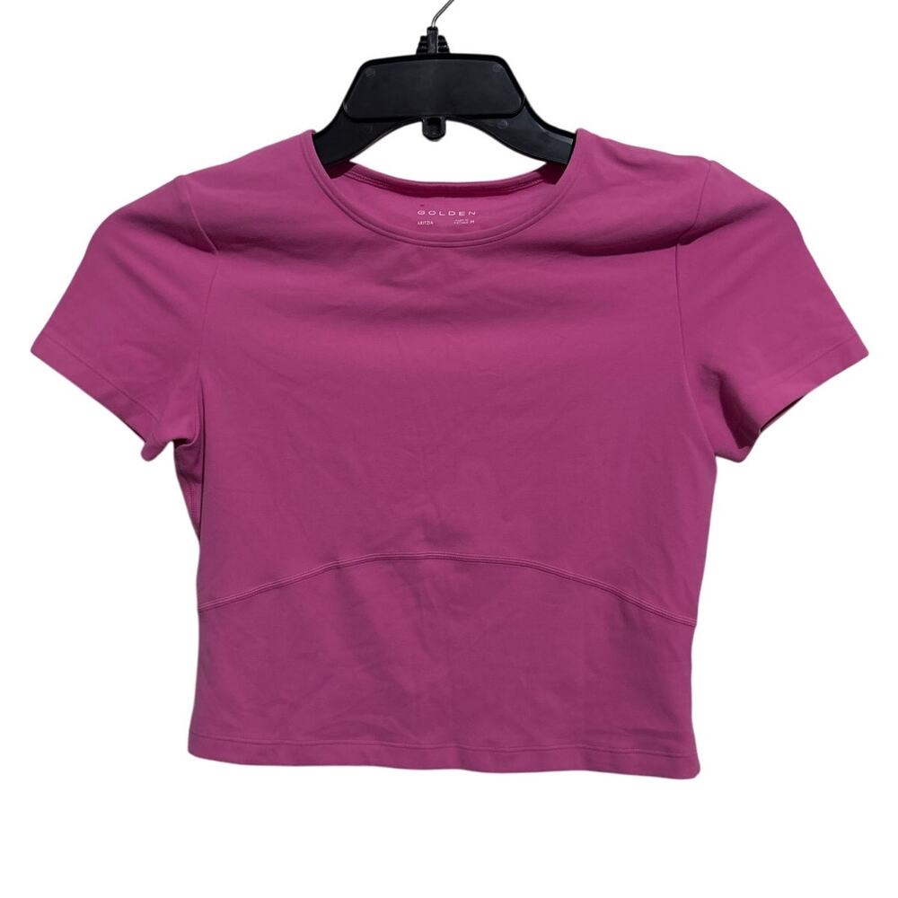 Aritzia Golden Crop Top M